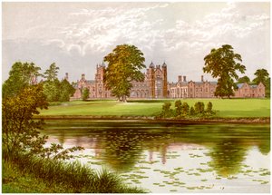 Capesthorne, Cheshire, domov rodiny Davenportových, c1880 od Unbekannt