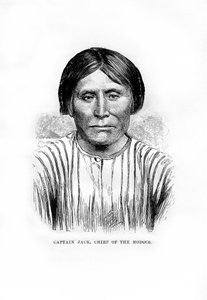 Kapitán Jack, náčelník indiánského kmene Modoc, 1872 od Unbekannt