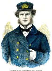 Kapitán Josling, z HMS Euryalus, 1863 od Unbekannt