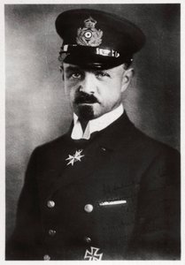 Kapitán Peter Strasser, německý velitel flotily vzducholodí, první světová válka, 1916-1918 1933 od Unbekannt