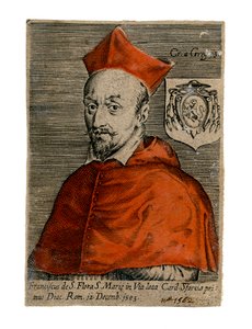 Kardinál Francesco Sforza, italský kněz, 16. století od Unbekannt