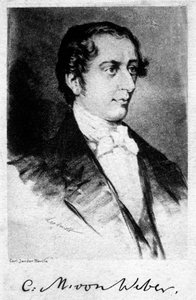 Carl Maria von Weber 1786-1826, německý skladatel, 20. století od Unbekannt