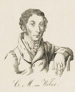 Carl Maria von Weber 1786-1826, po roce 1821. od Unbekannt