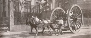 Přeprava těžkého zboží pod nápravou místo nad nápravou, 1914 od Unbekannt