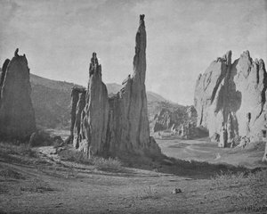 Cathedral Spires, Garden of the Gods, Colorado, USA, c1900. od Unbekannt