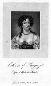 Kateřina z Braganzy, královna choť anglického krále Karla II., 1821 od Unbekannt