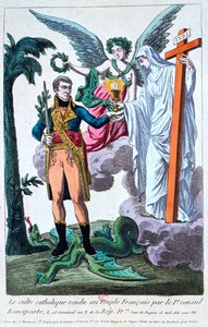Katolické bohoslužby vrátil francouzskému lidu 1. konzul Bonaparte v 19. století od Unbekannt