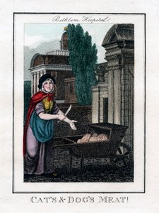 Cats and Dogs Meat!, Bethlem Hospital, Londýn, 1805 od Unbekannt