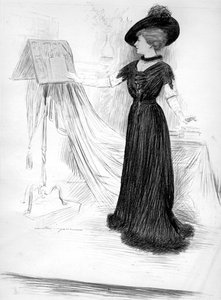 Cecile Sorel , francouzská herečka, 1909 od Unbekannt