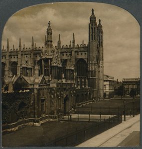 Slavná gotická kaple Kings College, Cambridge, Anglie, c1910. od Unbekannt