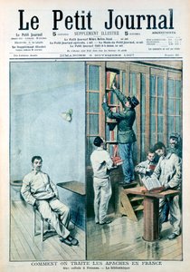 Cela a knihovna ve věznici ve Fresnes, 1907 od Unbekannt