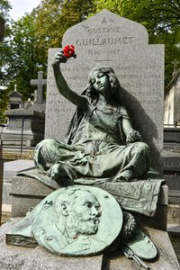 Hřbitov Montmartre/Hrob Gustava Guillaumeta/Avenue Rachel/PAŘÍŽ XVIII/Seine/Ile de France/Francie od Unbekannt