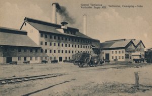 Central Vertientes Sugar Mill, Camaguey, Kuba, c1910 od Unbekannt