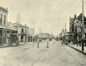Kapličková ulice. Melbourne, 1901. od Unbekannt