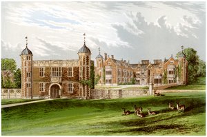 Charlecote Park, Warwickshire, domov rodiny Lucy, c1880 od Unbekannt