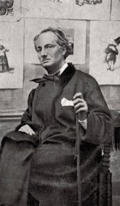 Charles Baudelaire , francouzský básník a umělecký kritik, 1857 od Unbekannt