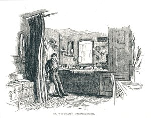 Charles Wyndham Šatna nad pohledem na Piccadilly v divadle Criterion, 1891 od Unbekannt