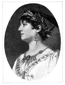 Charlotte Wolter, rakouská herečka 19. století, 1900 od Unbekannt