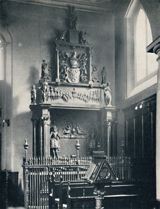 Charthouse. Památník Thomase Suttonse v kapli, 1925 od Unbekannt