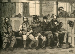 Chartisté v kostele, c1839 c1890. od Unbekannt