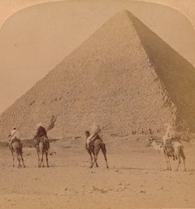 Cheops, největší z pyramid, Egypt, 1896 od Unbekannt