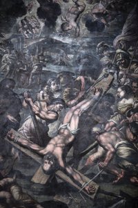 Chiesa della Grazia, Galatina, Apulie Obraz zobrazující ukřižování svatého Petra, Galatina, Itálie od Unbekannt