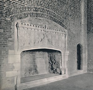 Komínový kus na zámku Tattershall, Lincolnshire, 1927 od Unbekannt