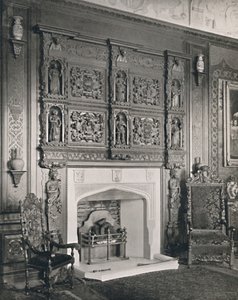 Komínový kus v přijímacím pokoji krále Williama, Castle Ashby, 1927 od Unbekannt