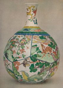 Čínská porcelánová láhev ze smaltu Famille Verte. Období Kang His, 1662-1722, 1928 od Unbekannt