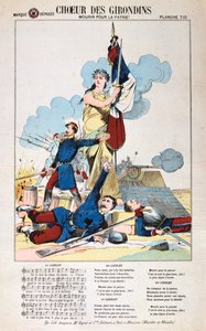 Chorus of the Girondins, list písní, francouzsko-pruská válka, 1870-1871. od Unbekannt