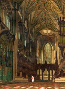 Choir of Ely Cathedral, Cambridgeshire, 19. století od Unbekannt
