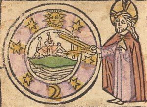 Kristus měří zeměkouli, 14601470. od Unbekannt