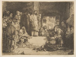 Christ Preaching La Petite Tombe copy.n.d. od Unbekannt