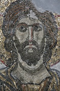 Kristova mozaika v kapli na Golgotě v kostele Božího hrobu, Jeruzalém, Izrael od Unbekannt