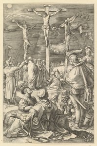 Kristus na kříži, z Umučení Krista, ca. 1598-1617. od Unbekannt