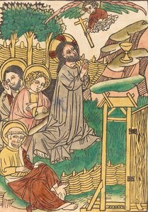 Kristus na hoře Olivetské, c. 14501460. od Unbekannt