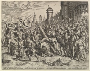 Kristus na cestě na Kalvárii, ca. 1560. od Unbekannt
