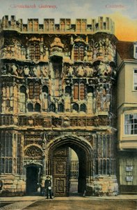 Christchurch Gateway, Canterbury, konec 19.-začátek 20. století. od Unbekannt
