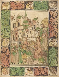Kristův vjezd do Jeruzaléma, c. 1450. od Unbekannt