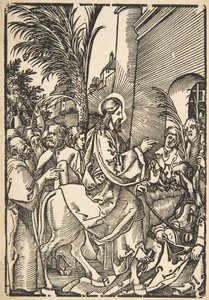 Christs Entry into Jerusalem, from The Small Passion copy.n.d. od Unbekannt