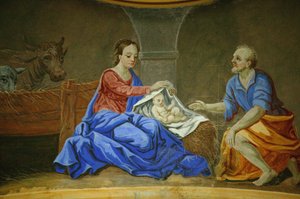 Kostel Saint-Nicolas de Veroce. Narození svatého Mikuláše de Veroce Francie od Unbekannt