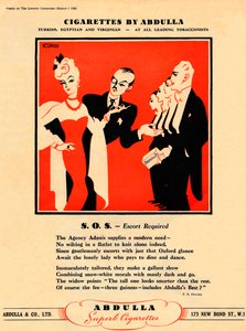 Cigarety od Abdully - S.O.S. - Vyžaduje se doprovod, 1939 od Unbekannt