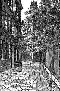 Cliffords Inn, Looking North, 1903 od Unbekannt