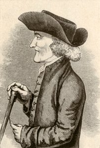 Natažený klobouk nošený kvakerským gentlemanem z Pensylvánie, 1774, 1937. od Unbekannt