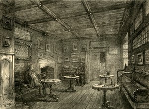 Kavárna v St. Johns Gate, c1872. od Unbekannt