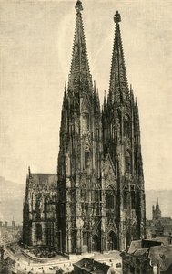 Kolínská katedrála, 1890. od Unbekannt
