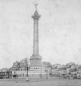 Červencový sloup, Place de la Bastille, Paříž, Francie, konec 19. nebo začátek 20. století od Unbekannt