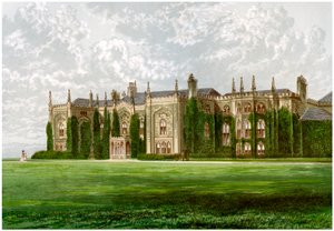 Combermere Abbey, Shropshire, domov vikomta Combermere, c1880 od Unbekannt