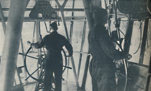 Pohodlí pro cestující a kabina úžasného centrálního řízení, c1935 od Unbekannt