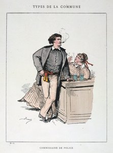 Policejní komisař, Pařížská komuna, 1871. od Unbekannt